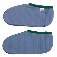 Rubber Boot Socks, Men's, X-Large, Blue/Green, Cotton/Fleece We Share Industrial Supply