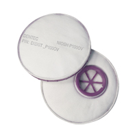 Filtre pour respirateur Diskit, Filtre contre les particules avec suppresion de vapeurs nuisibles, Vapeur organique/Filtre P100 We Share Industrial Supply