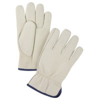 Premium Winter-Lined Driver's Gloves, X-Large, Grain Cowhide Palm, Fleece Inner Lining We Share Industrial Supply