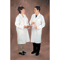 Sarraus de laboratoire, Poly-coton, Petit, Blanc We Share Industrial Supply