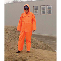 V&ecirc;tements imperm&eacute;ables Hurricane ignifuges et r&eacute;sistants &agrave; l'huile, v&ecirc;tements imperm&eacute;ables, 4T-Grand, Orange haute visibilit&eacute; We Share Industrial Supply