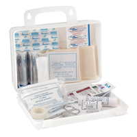 Trousse de premiers soins pour camion Dynamic, Dispositif m&eacute;dical Classe 1, Boîte en plastique We Share Industrial Supply