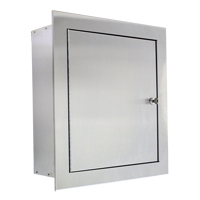 Armoire &agrave; soupape en acier inoxydable en retrait We Share Industrial Supply