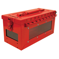 Small Group Lock Box, Red We Share Industrial Supply