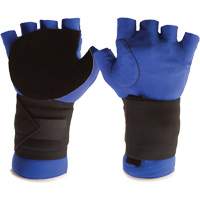 Gant anti-impact avec support du poignet, Taille Petit, Paume Cuir refendu We Share Industrial Supply