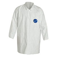 Sarrau de laboratoire, Tyvek 400, Blanc, 6T-Grand We Share Industrial Supply