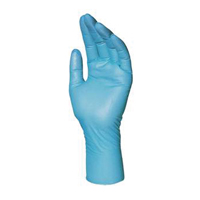 Gants jetables Solo Ultra 997, T-Grand, Nitrile, 4 mils, Sans poudre, Bleu We Share Industrial Supply