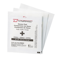 Dynamic Gauze, Pad, 3" L x 3" W, Sterile, Medical Device Class 1 We Share Industrial Supply