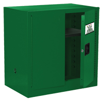 Pesticide Storage Cabinet, 22 gal., 35" H x 35" W x 22" D We Share Industrial Supply