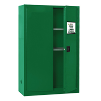 Pesticide Storage Cabinet, 45 gal., 65" H x 43" W x 18" D We Share Industrial Supply