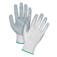 High-Performance Cut-Resistant Gloves, Size Medium/8, 13 Gauge, Nitrile Coated, HPPE Shell, ANSI/ISEA 105 Level 4/EN 388 Level 5 We Share Industrial Supply