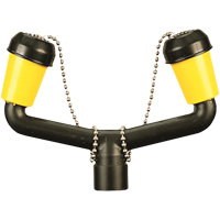Ensemble de pommeaux doubles pour douche oculaire We Share Industrial Supply