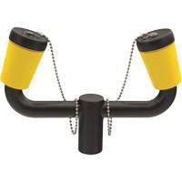 Ensemble de pommeaux doubles pour douche oculaire We Share Industrial Supply