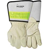 Gants de soudage pour monteur de ligne pour disjoncteur, Cuir fleur de vache, Taille Moyen We Share Industrial Supply