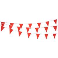 Pennant String, 60' L, Red We Share Industrial Supply