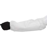 Manchettes, Longueur de 18", Microporeux, Blanc We Share Industrial Supply