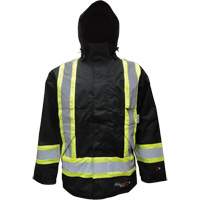Manteau isol&eacute;, Polyester/Polyur&eacute;thane, Noir, Petit We Share Industrial Supply