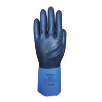 Gants enti&egrave;rement tremp&eacute;s et r&eacute;sistants aux produits chimiques Summitech, Taille Petit/7, 11,8" lo, Chloropr&egrave;ne, Doublure en Poly-coton, 59 mils We Share Industrial Supply