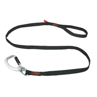 Squids&reg; 3129 Double-Locking Tool Lanyard with Swivel, Fixed Length, Carabiner/Loop We Share Industrial Supply