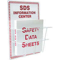 Basket-Style Aluminum Safety Data Sheet Center, English, Binders Included We Share Industrial Supply