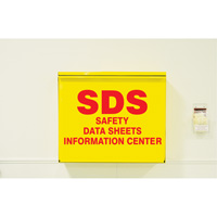 Safety Data Sheet Storage Cabinet, English, Binders Included We Share Industrial Supply