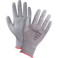 Gants en nylon enduits de polyur&eacute;thane sans DMF, 10/T-Grand, R&ecirc;vetement Polyur&eacute;thane, Calibre 15, Enveloppe en Nylon We Share Industrial Supply
