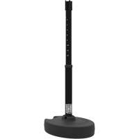 PLUS Barrier Post Set Receiver, 42" High, Black We Share Industrial Supply