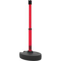 PLUS Barrier Post Set Receiver, 42" High, Red We Share Industrial Supply