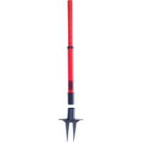 PLUS Barrier Posts, 42" High, Red We Share Industrial Supply