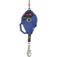 Cordage de s&eacute;curit&eacute; autor&eacute;tractable avec verrouillage intelligent, 50', Acier inoxydable, Pivotant We Share Industrial Supply