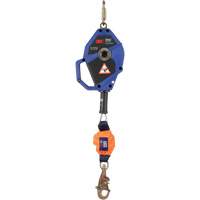 Cordage de s&eacute;curit&eacute; autor&eacute;tractable avec verrouillage intelligent, 20', Acier galvanis&eacute;, Pivotant We Share Industrial Supply