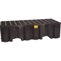 Spill Containment Pallet, 66 US gal. Spill Capacity, 26.25" x 51" x 13.75" We Share Industrial Supply