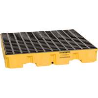 Spill Containment Pallet, 66 US gal. Spill Capacity, 51.5" x 51.5" x 8" We Share Industrial Supply