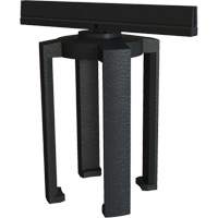 PLUS Barrier System Sign Bracket, Black We Share Industrial Supply