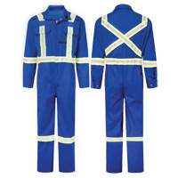 Nomex&reg;Essential 6 oz. Deluxe Coveralls, Size 34, Royal Blue We Share Industrial Supply