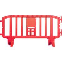 Barricade Movit, Emboîtables, 78" lo x 39" h, Rouge We Share Industrial Supply