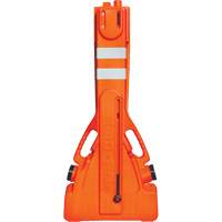 Barricade Multi-Gate, 43" h x 90" lo, Orange We Share Industrial Supply