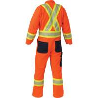 Combinaison ind&eacute;chirable, Petit, Orange haute visibilit&eacute; We Share Industrial Supply