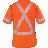 T-shirt &agrave; manches courtes haute visibilit&eacute; Polartec Power Grid, Polyester, Petit, Orange We Share Industrial Supply