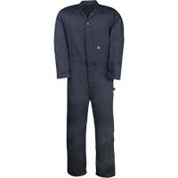 Twill Unlined Coveralls, Men's, Navy Blue, Size 36 We Share Industrial Supply