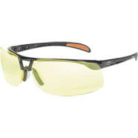 Prot&eacute;g&eacute; Safety Glasses with HydroShield Lenses, Amber Lens, Anti-Fog/Anti-Scratch, ANSI Z87+ We Share Industrial Supply