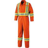 7705 FR-Tech&reg; High Visibility Coveralls, Size 36, Orange We Share Industrial Supply