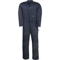 Industrial Work Coveralls, Men's, Navy Blue, Size 36 We Share Industrial Supply