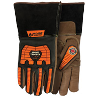 5785G Shock Trooper Gloves, X-Small, Goatskin Palm, Gauntlet Cuff We Share Industrial Supply