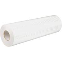 Feuille de rev&ecirc;tement de barricade prismatique de qualit&eacute; &agrave; haute intensit&eacute;, 2" la x 150' lo, 19 mils, Blanc We Share Industrial Supply