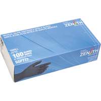 Puncture-Resistant Medical-Grade Disposable Gloves, Small, Nitrile, 5-mil, Powder-Free, Black, Class 2 We Share Industrial Supply