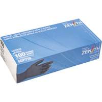 Puncture-Resistant Medical-Grade Disposable Gloves, Medium, Nitrile, 5-mil, Powder-Free, Black, Class 2 We Share Industrial Supply