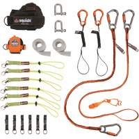 Squids&reg; 3186 Iron/Steel Worker's Tool Tethering Kit We Share Industrial Supply