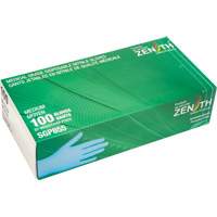 Gants jetables de calibre m&eacute;dical r&eacute;sistants &agrave; la perforation, Moyen, Nitrile, 3,5 mils, Sans poudre, Bleu, Classe 2 We Share Industrial Supply