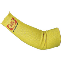 Manchons tubulaire 1 &eacute;paisseur, Kevlar, 10", ANSI niveau 3/ASTM F-1790, Jaune We Share Industrial Supply